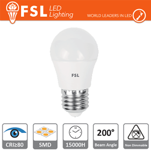 Lampada Sfera - 5,5W 4000K E27