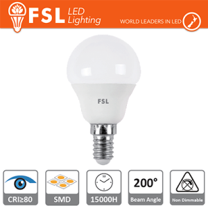 Lampada Sfera - 7,5W 4000K E14 G45