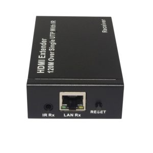 RX Extender HDMI over TCP/IP, abbinato a PET120R, 120MT
