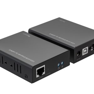 Kit TX-RX Extender VGA e USB,UTP a 300MT, 1080p@60Hz,Loopout