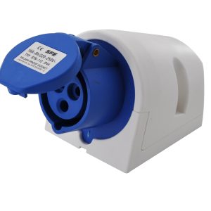 Presa a muro Indust. CEE 16A-6h 2P+T 220-250V IP44