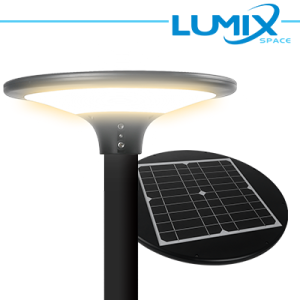 Testa Palo Solare LED 150W* con Pannello Fotovoltaico e Sensori – 4000K IP65
