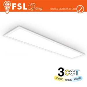 LED Panel 30x120cm - 40W 3000K-4000K-6500K CRI80 EDGE-LIT