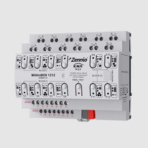 Attuatore multifunzione Zennio 12 uscite - 12 ingressi con KNX Secure